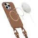 Tech-Protect MagNecklace MagSafe Case for iPhone 16 Pro Max, Brown