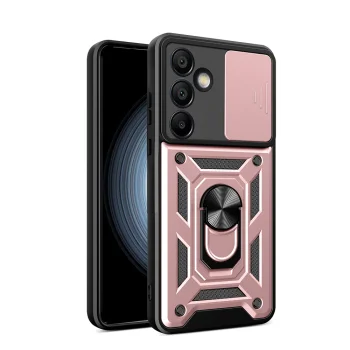 Hurtel Samsung Galaxy A26 Case Hybrid Armor Camshield, Pink