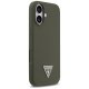Guess Silicone Triangle Logo MagSafe Phone Case Cover iPhone 17 - Green