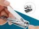 Large Steel Nail Clippers with File, Chromed