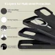 Tech-Protect Silicone MagSafe Phone Case Cover iPhone 16 Pro Max - Black