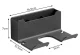 Wall Mounted Hair Dryer Holder DA202, Black