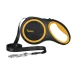 Purlov Retractable Dog Leash 8m / 50kg, Black/Yellow