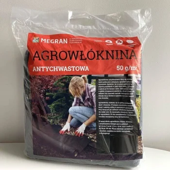 Weed Control Agro Fabric 50 g/m², 1.6 × 10 m, Black