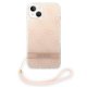 Guess 4G Print Strap Case for iPhone 14 Plus, Pink