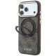 Guess Ring Stand 360 4G Classic Logo MagSafe Case for iPhone 18 Pro / 17 Pro, Brown