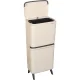 Recycling Waste Bin Brabantia SortUp Hi 20+25L, Soft Beige