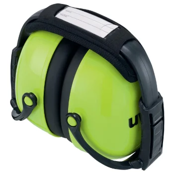 uvex K2 Foldable Hearing Protection Earmuffs, 31 dB SNR, Green / Black