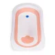 Ecotoys Foldable Baby Bath Tub with Drain, Pink