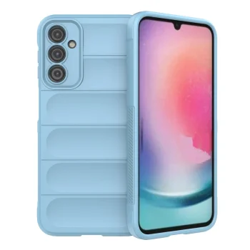 Case for Samsung Galaxy A24 4G Hurtel Magic Shield Case, Light Blue