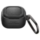 Spigen Rugged Armor Case for Samsung Galaxy Buds 4 / 4 Pro, Matte Black