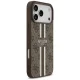 Guess 4G Printed Stripes MagSafe Case for iPhone 17 Pro Max, Brown