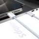 Dudao L6C USB-C to USB-C PD Cable, 30W, 2m, Light Blue