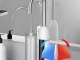 Instant Water Heater with Filter and LCD Display, 3000W, White