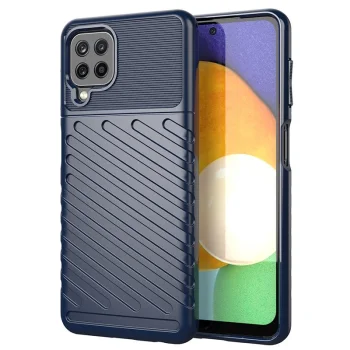 Thunder Case TPU Case for Samsung Galaxy A22 4G, Blue