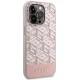 Guess iPhone 14 Pro Case GCube Stripes MagSafe, Pink