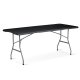 Plonos Black 180 cm Foldable Garden Table – Durable Outdoor Dining Furniture