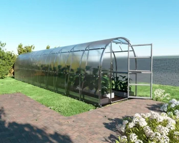 Greenhouse KLASIKA SLIM 2x12m (24m2) with 4mm Polycarbonate Coating