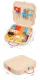 Kids Toy Tool Set Constructor \"Cars\" Wooden Workshop in a Case