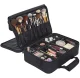 Makeup Case Box Travel Cosmetic Bag Organizer, Black