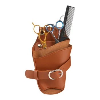 Hairdressing Scissors Holster T11, Brown