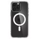 Чехол Spigen Ultra Hybrid MagSafe для iPhone 15 Pro, прозрачный / белый