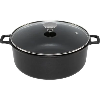 De Buyer Choc Extreme Saucepot with Glass Lid, 24 cm