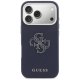 Guess FW Resin Logo Phone Case Cover iPhone 17 Pro - Blue
