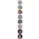 Ruhhy Christmas Gift Stickers, 500 pcs, Red