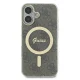 Guess IML 4G MagSafe dėklas telefonui iPhone 16 6.1\", rudas