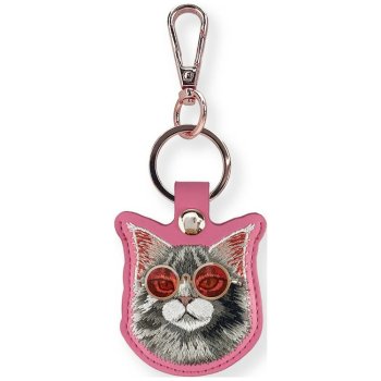Nimmy Glasses Cool and Cute Cat Tracker Case, Pink