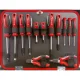 Holzmann WZK119ECO Tool Box with 119-Piece Tool Set, Black / Silver