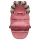 Sleeping bag for stroller, sled Elmi Ricokids, raspberry color