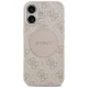 Guess 4G Circle Classic Logo MagSafe Case for iPhone 17, Pink