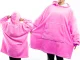 Warm Blanket Hoodie Oversize XXL, Pink