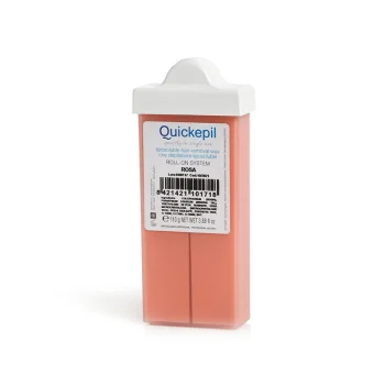 Facial Hair Removal Wax Quickepil Narrow Roll-On 110 g, Rose