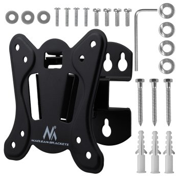 Maclean MC-415 TV and Monitor Wall Mount, 13-32", 30kg, Black