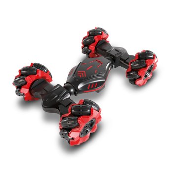 Maxlife MXRC-100 Double-sided RC Stunt Car, Red | Divpusēja Radiovadāma Mašīna