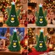 Dancing and Singing Christmas Tree with Light-Up Star, 17 cm, Green
