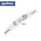 Half Moon Slim Nail Files 100 180 Grit 100 Pcs Soulima, Grey