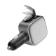 Cuktech CC903P 100W Car Charger with Retractable USB-C Cable Gray