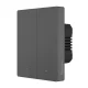 Smart WiFi Wall Switch SONOFF M5-2C-80, 2-Channel, Graphite