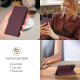Xiaomi Poco X7 / Redmi Note 14 Pro+ Plus / Redmi Note 14 Pro Tech-Protect Wallet Book Case Cover, Burgundy