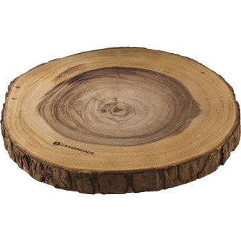 Zassenhaus Acacia Round Serving Plate, 32 cm, Acacia Wood