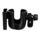 Kruzzel 2w1 Stroller Holder for Bottle and Phone, Black