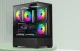 DarkFlash C365 Computer Case with 5 Fans, Black