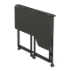 Maclean MC-1250 L/B Folding L-Shape Desk, 100x65cm, Black