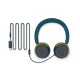 Philips TAK2000CT/00 Kids Headphones, Blue/Green