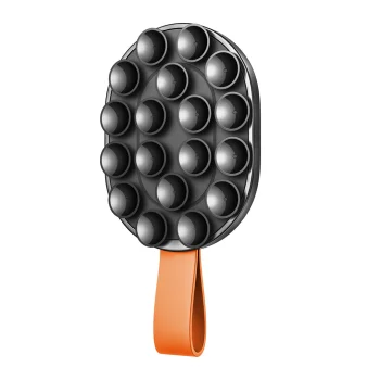 Joyroom JR-ZS393-S Magnetic Suction Cup Phone Holder 4.7-7" Black/Orange