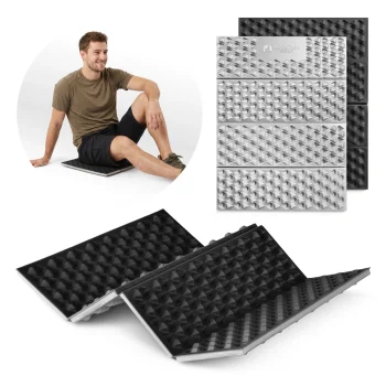 Mountain Goat Folding Foam Seat Mat, 40x30x2 cm - Grey